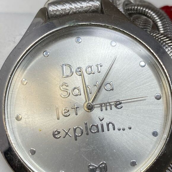 Jessica Carlyle DEAR SANTA LET ME EXPLAIN... WATCH BRACELETS XMAS CHRISTMAS H34 - Picture 3 of 4
